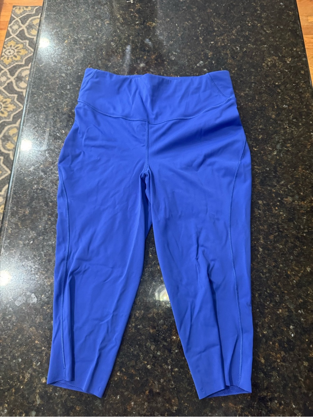 lululemon athletica Deep Blue Athletic Capri Leggings